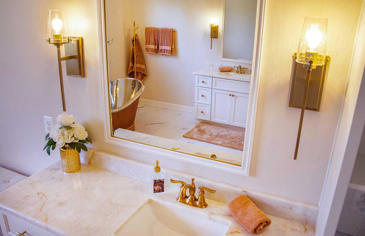 Copper Master Bathroom
