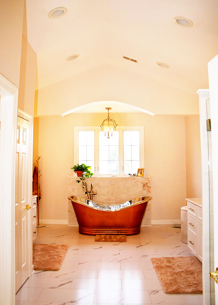Master Bathroom Copper