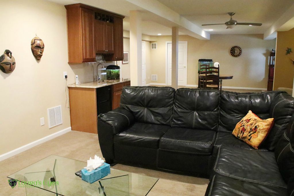 basement living room