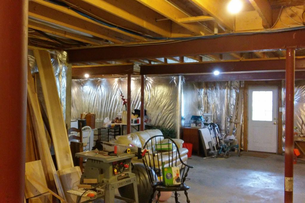 basement storage area