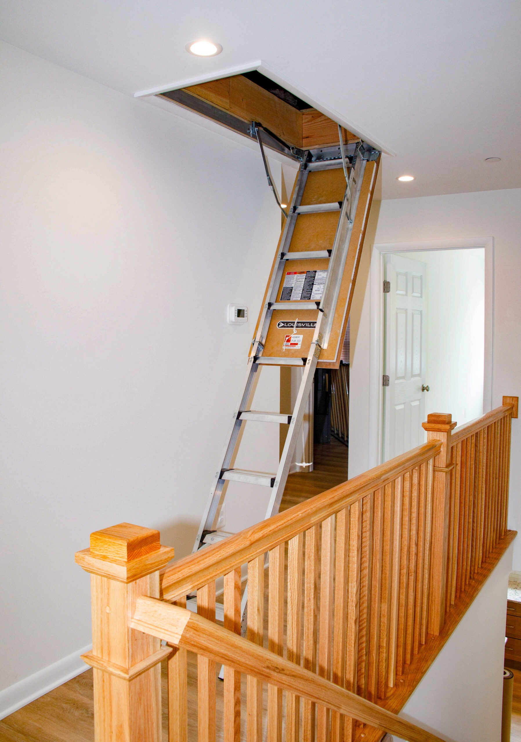 Attic hatch installation