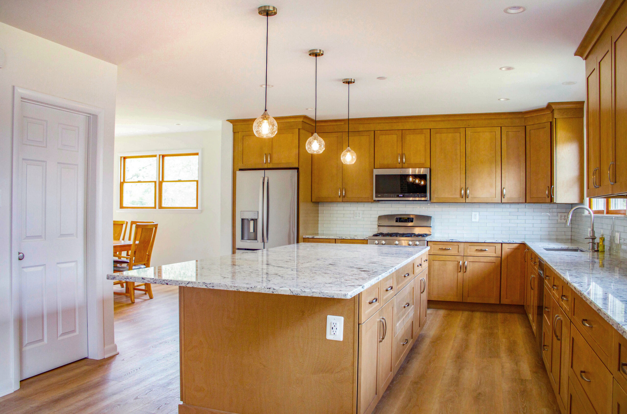 Elberta open concept kitchen