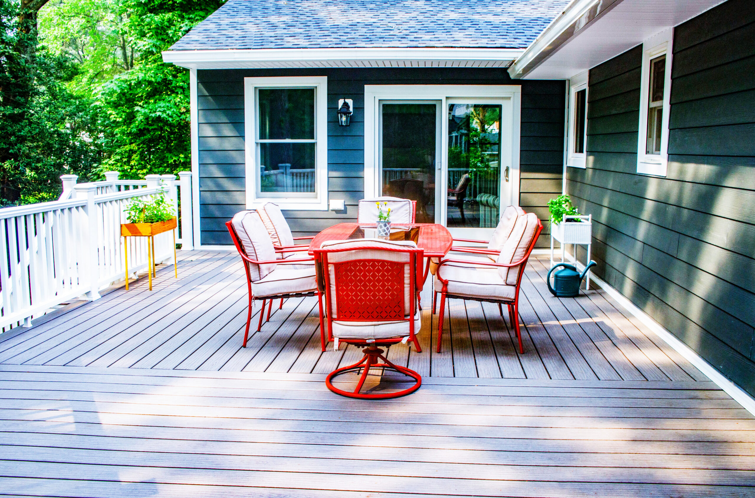 raised ranch back deck addition